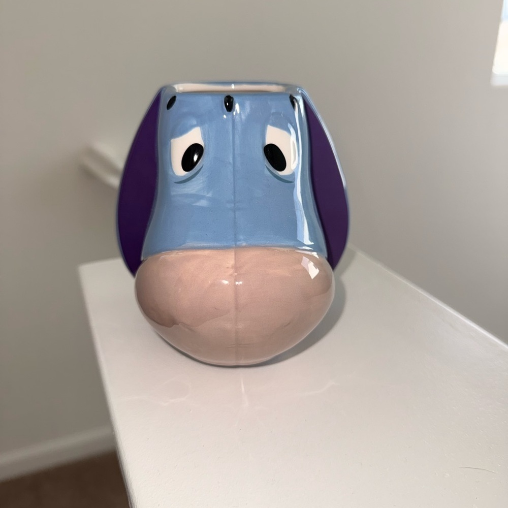 Disney Winnie the Pooh Eeyore Figural Ceramic Mug